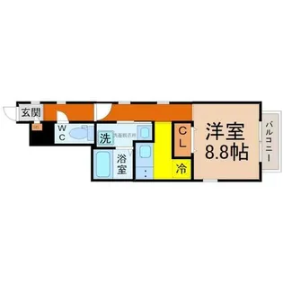 TRIUMPH名駅(トライアンフ名駅)【2階】の間取り