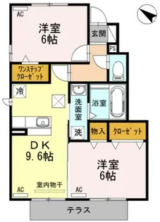 グランディール【1階】の間取り