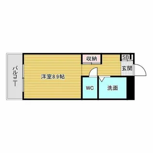 池田マンション【1階】の間取り