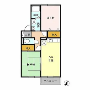 ファミール二池【2階】の間取り