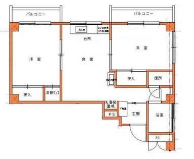 第三平田ビル【302号室】の間取り