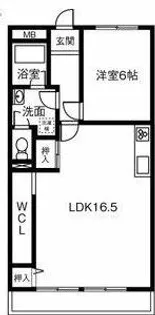 フォーシーズン御幸山【1階】の間取り