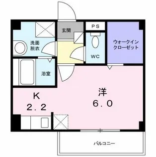 エスト・ボヌール【1階】の間取り