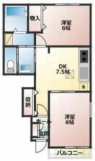サニー・ヴィラ【1階】の間取り