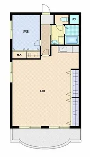 マンション河野【301号室】の間取り