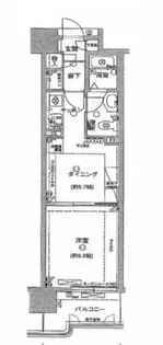 コスモグラシティ梅田東【4階】の間取り