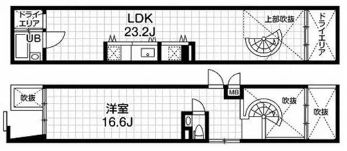 匠空KYOMACHIBORI【1階】の間取り