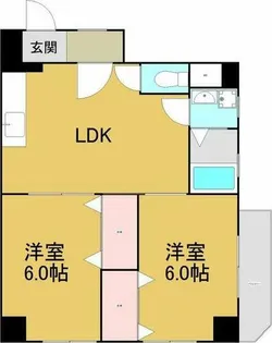 メゾンKARI【401号室】の間取り