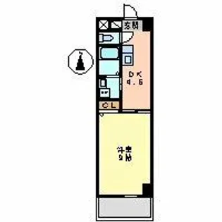 Exceed(エクシード)【4階】の間取り