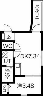プリシェール黄金【2階】の間取り