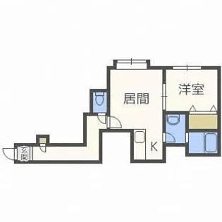 プルメリア屯田7条【205号室】の間取り