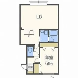 ディチャタウンD1【202号室】の間取り