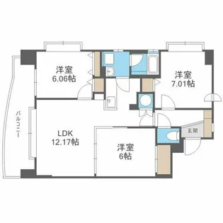 エクシード35【5階】の間取り