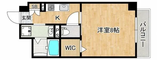 石塚アネックス【4階】の間取り