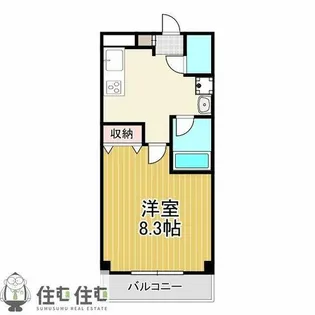 シェルグランデ【302号室】の間取り