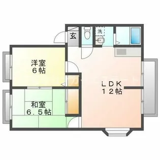 サンビレッジA【2階】の間取り