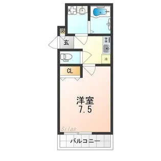 ALEGRIA津久野North【2階】の間取り