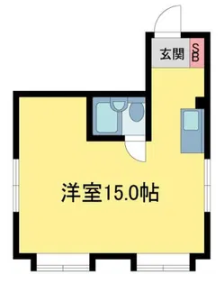 ステップインイースト【202号室】の間取り