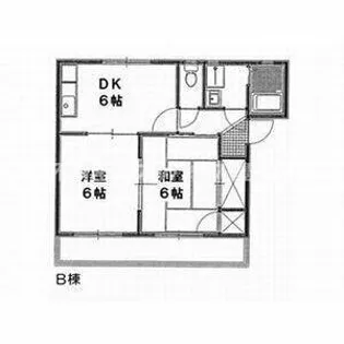グレイス旭 B【2階】の間取り
