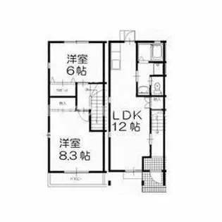 レガーロスワン【A号室】の間取り