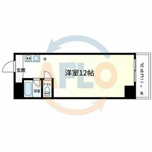 シティアーク天王寺【3階】の間取り