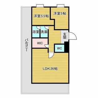 オルティア塚口【2階】の間取り