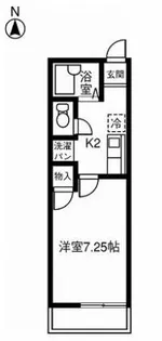 メゾンコーム【205号室】の間取り