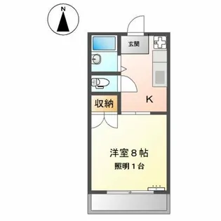 パークハイツ篠木【3階】の間取り