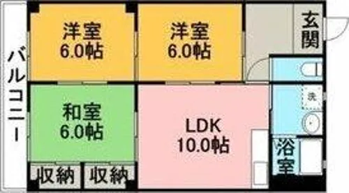 メゾン・ド・N1【303号室】の間取り