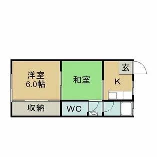 みろく荘【2階】の間取り