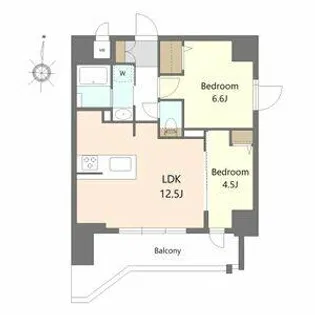 S-RESIDENCE高岳clarity(クラリティ)【2階】の間取り