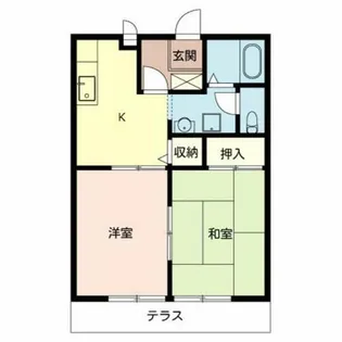 メゾン・リバーⅡ【2階】の間取り