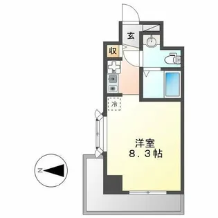 アーバンフラッツ新栄(旧La Douceur新栄)【11階】の間取り