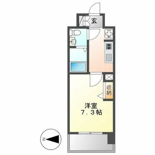 La Douceur山王【6階】の間取り