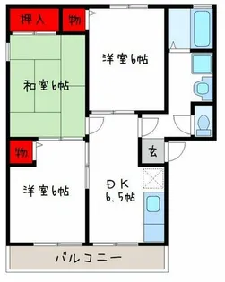 RIHITO八尾C棟【1階】の間取り