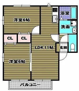 ソレイユ【2階】の間取り