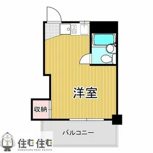 サンライズ48【111号室】の間取り