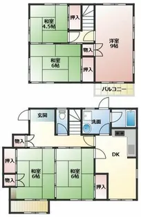 愛知県豊橋市小池町字原下【一戸建】の間取り