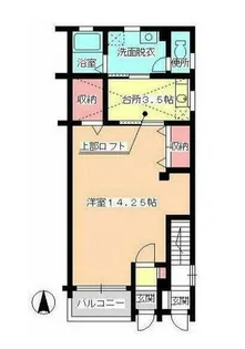 コーポカナⅡ【1階】の間取り