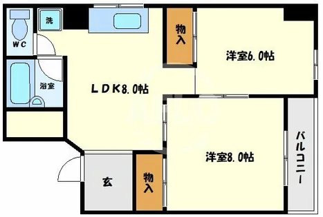 ラパンジール日本橋【5階】の間取り