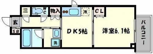 和宏一輝【4階】の間取り