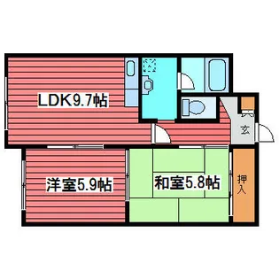 岩泉ビル【307号室】の間取り