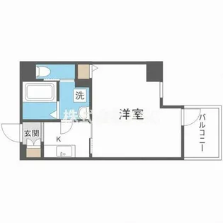 プレサンス谷町キャトル【1306号室】の間取り