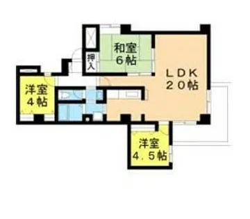 メゾン富士才【102号室】の間取り