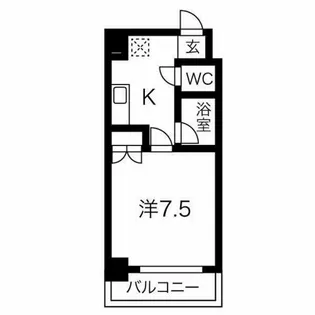 ラ・コール栄5【4階】の間取り
