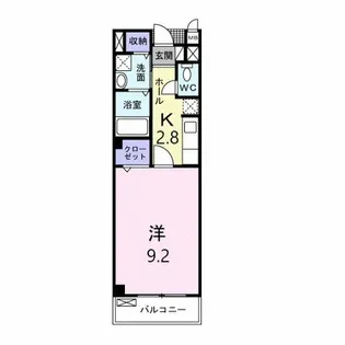 サニーハウス細木【2階】の間取り
