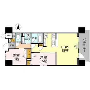 Fortuna yuhigaoka【8階】の間取り