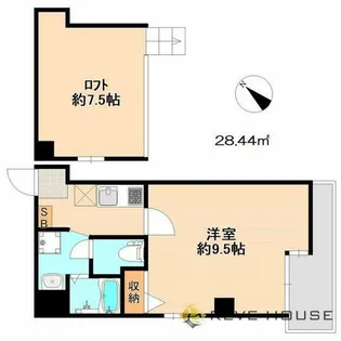 福岡県福岡市南区塩原4丁目【マンション】の間取り
