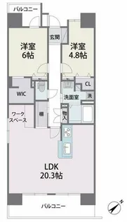 アビターレ駅南【14階】の間取り