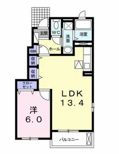 カタラーナ【1階】の間取り